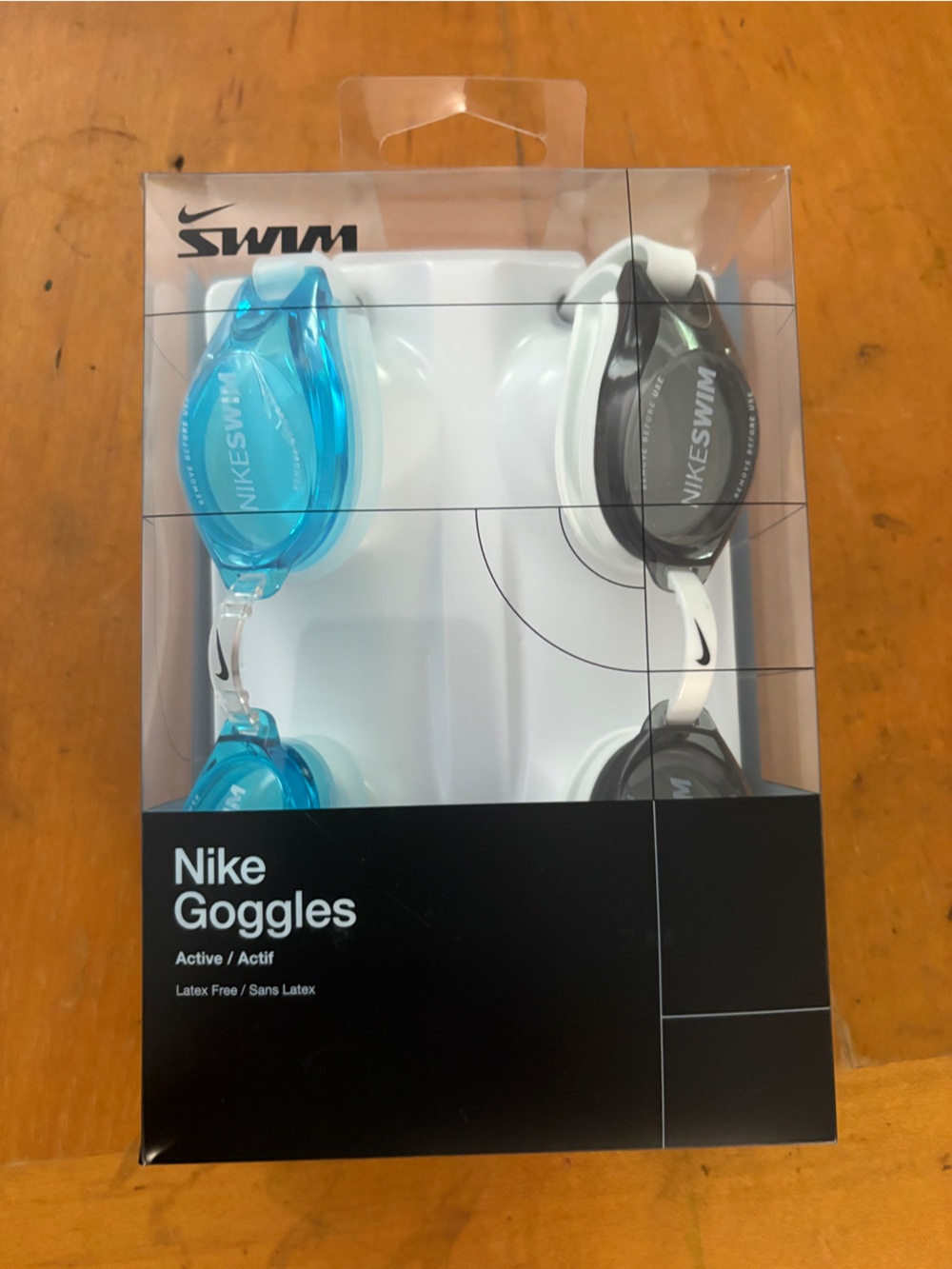 Nike Swim Goggles Twin Pack in Blue and Black/White